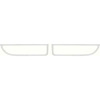 K393 Park Lamp Trim Molding-1970-73 Camaro, Base Z28, SS; Aluminum; Pair - image 1