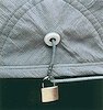 K4000 Car Cover Lock & Cable Set w/ 116" Cable - image 1