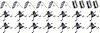 Lower Body Side Molding Clip Set 1968 Camaro RS - image 1