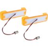 K418A 1966-67 Chevy II Nova; LED Park Lamp Lens; Amber; Pair - image 3