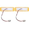 K418A 1966-67 Chevy II Nova; LED Park Lamp Lens; Amber; Pair - image 4