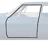 K428 Door Frame Weatherstrip 1965-66 Impala, Bel Air, Caprice;, 2 Door Sedan, Pair - image 1