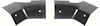 Inner Rear Lower Headliner Corner Trim Metal 1967-69 Camaro/Firebird - image 1