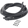 K442 Door Frame Weatherstrip 1962-67 Chevy II/Nova, 2 Door Hardtop and Convertible, Pair - image 1
