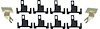Lower Windshield Molding Clips 1967-69 F-Body - image 1