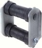 Rear Spring Shackle Set 1962-78 Nova/Chevy II - image 2