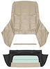 K57028 1967-69; Camaro/Firebird; ConvertibleTop Set; With Hinged 2-Piece Folding Glass Window; Vinyl; Beige - image 1