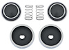 K575 AM/FM In Dash Radio Control Knobs-1970-81 Firebird; 4 Knob Set - image 1