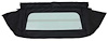 K59001 1967-69 Camaro Firebird Convertible; Glass Window Assembly; Hinged Folding-Style; Vinyl; Black - image 1