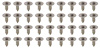 Wheel Well Molding Screw Set 1967-69 Camaro - image 1