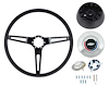 K620B Comfort Grip Steering Wheel Kit 1969-72; with Tilt Wheel; Black Spokes- Black Grip - image 1