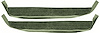 1969 Camaro / Firebird Moss Green Loop Deluxe Door Panel Carpet - image 1