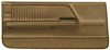 Deluxe Inner Door Panels 1967 Camaro/Firebird Gold - image 1