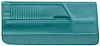 Deluxe Inner Door Panels 1967 Camaro/Firebird Turquoise - image 1