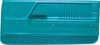 Deluxe Inner Door Panels 1967 Camaro/Firebird Turquoise - image 3