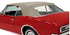 K64328 1967-69, Camaro/Firebird, Convertible Top Set, w/ Zipper Style Plastic Window, Vinyl, Beige - image 1