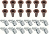 Door Panel Plugs Clips 1958-81 GM 24-Piece Set - image 1