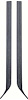 Quarter Window Vertical Weatherstrip 1967-69 GM F-Body - image 1