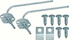 K6673 Windshield Washer Nozzle Kit 1966-67 Mopar; B-Body - image 1