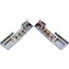 K6682 Rear Arm Rest Bases 1965-67 Chevy II Nova; 2-Door; Chrome; Pair - image 4