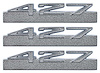 K675 Fender and Rear Panel Emblems 1969 Yenko Camaro 427; Set of 3 - image 1