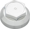 Hex Style 2 Piece Chrome Wheel Center Cap - image 2