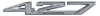 Emblem Yenko 427 without Bar Fender/Hood Emblem - image 1