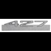 Fender and Hood Emblem Emblem 69 Yenko 427 with Bar - image 2