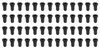 K6818 Door Frame Weatherstrip Plug Set 1959-73 GM - image 1