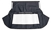 K69701 1967-69 Camaro / Firebird Convertible; Plastic Window Assembly; Fixed Style; Canvas; Black - image 1