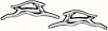 K7072 Interior Door Panel Emblems 1970-72 Impala; Pair - image 1