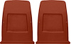 K7102 1971-78 Camaro, Firebird, 1973-79 Nova, X-Body; 1971-80 H-Body; Bucket Seat Back Panels; Pair; Red - image 1