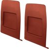 K7102 1971-78 Camaro, Firebird, 1973-79 Nova, X-Body; 1971-80 H-Body; Bucket Seat Back Panels; Pair; Red - image 2