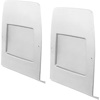 K7110 1971-78 Camaro, Firebird, 1973-79 Nova, X-Body; 1971-80 H-Body; Bucket Seat Back Panel Set; White - image 1