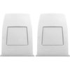 K7110 1971-78 Camaro, Firebird, 1973-79 Nova, X-Body; 1971-80 H-Body; Bucket Seat Back Panel Set; White - image 2