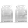 K7110 1971-78 Camaro, Firebird, 1973-79 Nova, X-Body; 1971-80 H-Body; Bucket Seat Back Panel Set; White - image 4
