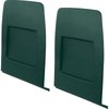 K7113 1971-78 Camaro, Firebird, 1973-79 Nova, X-Body; 1971-80 H-Body; Bucket Seat Back Panel Set; Dark Green - image 2