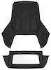 K71401 1967-69, Camaro/Firebird, Convertible Top Set, w/ Zipper Rear Window, Stayfast Canvas, Black - image 1