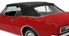 K71401 1967-69, Camaro/Firebird, Convertible Top Set, w/ Zipper Rear Window, Stayfast Canvas, Black - image 2
