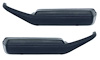 Arm Rest Pad/Door Pull Handles Fits Select 1974-1981 Chevy Camaro, Pontiac Firebird [Black, Pair] - image 1