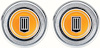 Interior Door Panel Emblems 1974-81 Camaro - image 1