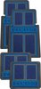 K75008 1967-92 Camaro; Floor Mats; Front and Rear; Blue; 4 Piece Set - image 3