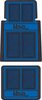 K75908 1962-79 Nova; Floor Mat Set; with Nova Script; Front and Rear; Blue; 4 Piece Set - image 2