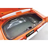 K76001B 1970-73 Camaro, Firebird Vinyl Trunk Mat; Houndstooth Pattern; Aqua & Black - image 1
