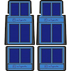 K76108 Floor Mat Set for 1958-92 Chevy Impala - image 1