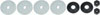 K8093 Headlight Nut and Washer Set 1967 Camaro RS - image 2