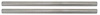 K831 1968 Rear Arm Rest Base Moldings; Stainless Steel; 8-1/2 in. Length; Pair - image 1