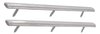 K831 1968 Rear Arm Rest Base Moldings; Stainless Steel; 8-1/2 in. Length; Pair - image 2