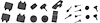 Rubber Stopper Kit 1968 Camaro RS - image 1