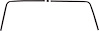 K887 Rear Inner Headliner Molding Set 1967-68 Camaro, Firebird; 3-Piece Set - image 1